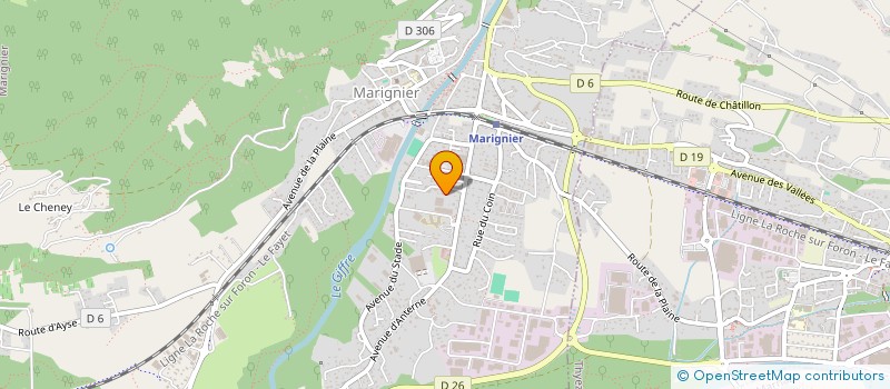 localisation de l'entreprise MONSIEUR VALENTIN FOURNIER  MARIGNIER