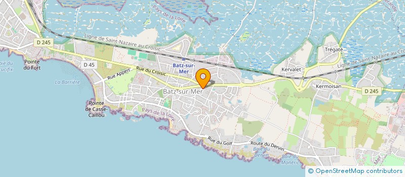 localisation de l'entreprise MONSIEUR VALENTIN FOURRAGE à BATZ-SUR-MER