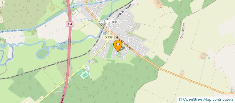 localisation de l'entreprise MONSIEUR VALENTIN FRANCK  HERBITZHEIM