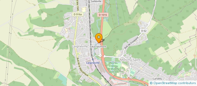 localisation de l'entreprise MONSIEUR VALENTIN FRANCOIS  MONCHY-SAINT-ELOI