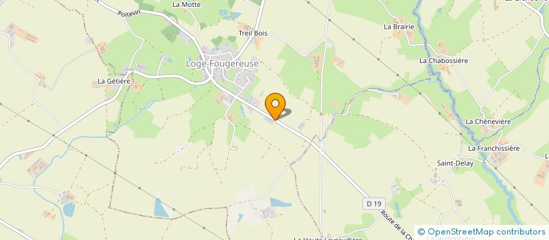 localisation de l'entreprise MONSIEUR VALENTIN FRANCOIS  LOGE-FOUGEREUSE