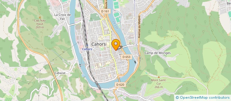 localisation de l'entreprise MONSIEUR VALENTIN FRANCOUAL  CAHORS