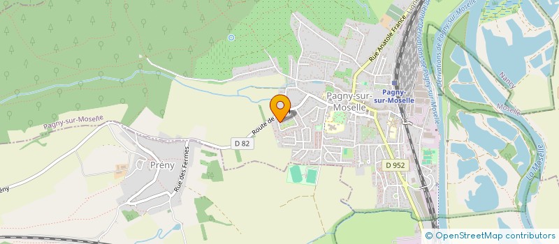 localisation de l'entreprise MONSIEUR VALENTIN FRENOT  PAGNY-SUR-MOSELLE