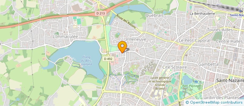 localisation de l'entreprise MONSIEUR VALENTIN FREULON  SAINT-NAZAIRE