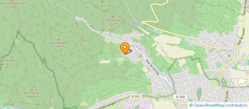 localisation de l'entreprise MONSIEUR VALENTIN FUCHS  STEINBACH