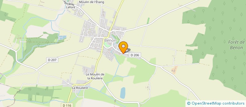 localisation de l'entreprise MONSIEUR VALENTIN GABORIAUD  BENON