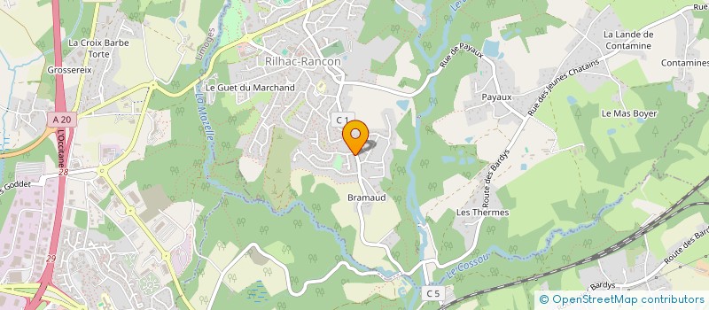 localisation de l'entreprise MONSIEUR VALENTIN GAILLARD  RILHAC-RANCON