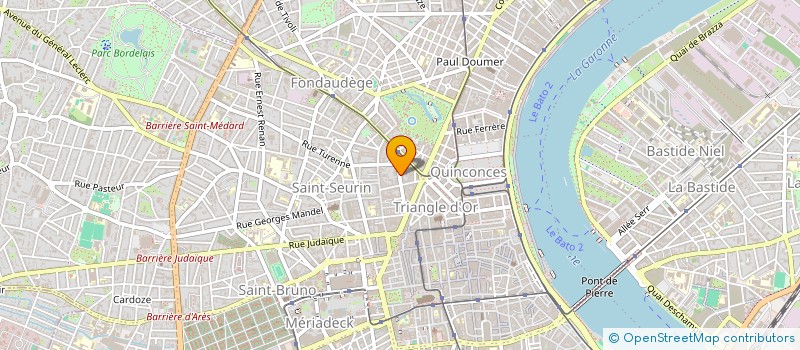 localisation de l'entreprise MONSIEUR VALENTIN GALMAND  BORDEAUX