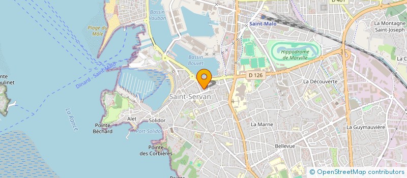 localisation de l'entreprise MONSIEUR VALENTIN GARCIA à SAINT-MALO