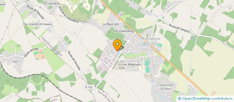 localisation de l'entreprise MONSIEUR VALENTIN GAUDICHEAU à MIGNALOUX-BEAUVOIR