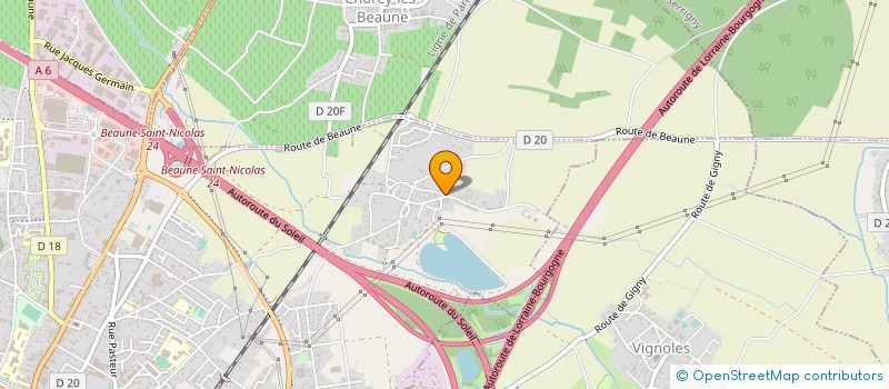 localisation de l'entreprise MONSIEUR VALENTIN GAUDILLAT à BEAUNE