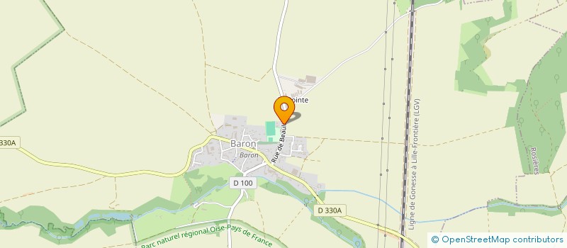 localisation de l'entreprise MONSIEUR VALENTIN GAVEAU  BARON