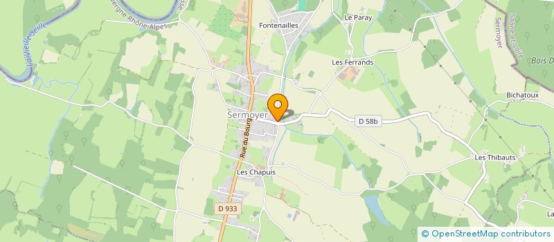 localisation de l'entreprise MONSIEUR VALENTIN GEMMA  SERMOYER