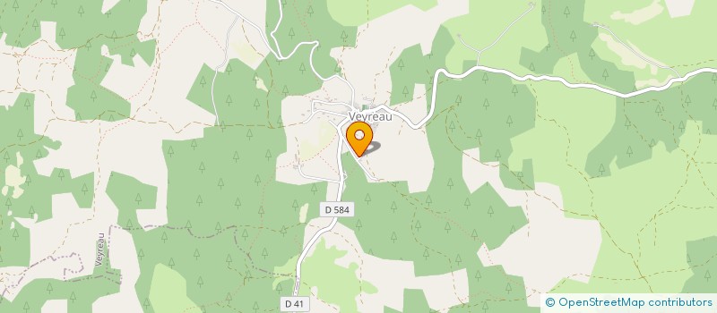 localisation de l'entreprise MONSIEUR VALENTIN GEORGEL  VEYREAU