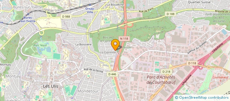 localisation de l'entreprise MONSIEUR VALENTIN GERAUDIE à ORSAY