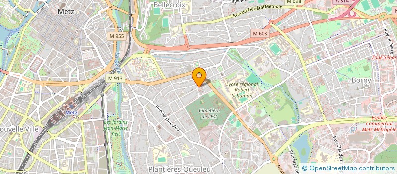 localisation de l'entreprise MONSIEUR VALENTIN GERBER  METZ