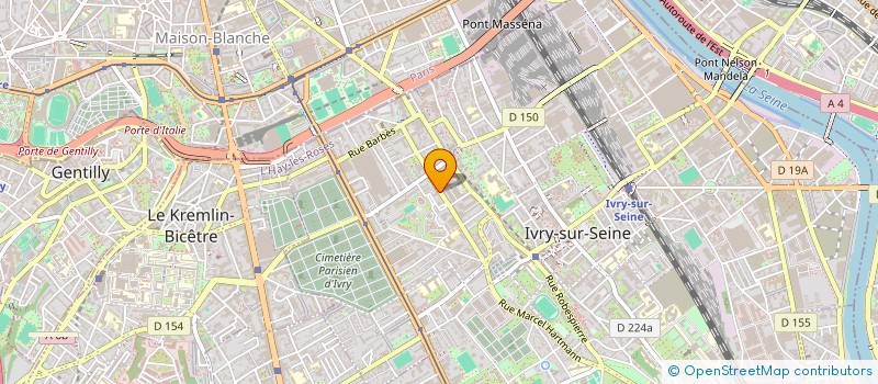 localisation de l'entreprise MONSIEUR VALENTIN GERVAIS  IVRY-SUR-SEINE