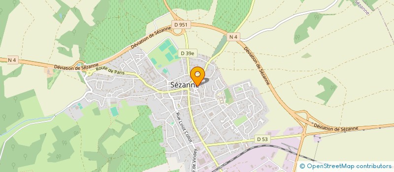 localisation de l'entreprise MONSIEUR VALENTIN GESQUIERE  SEZANNE