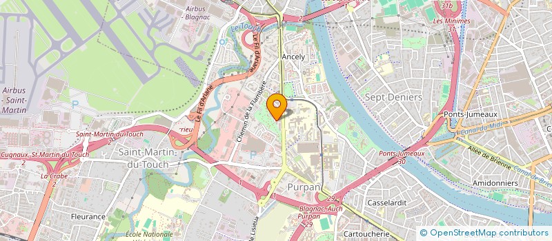 localisation de l'entreprise MONSIEUR VALENTIN GIAUFER à TOULOUSE
