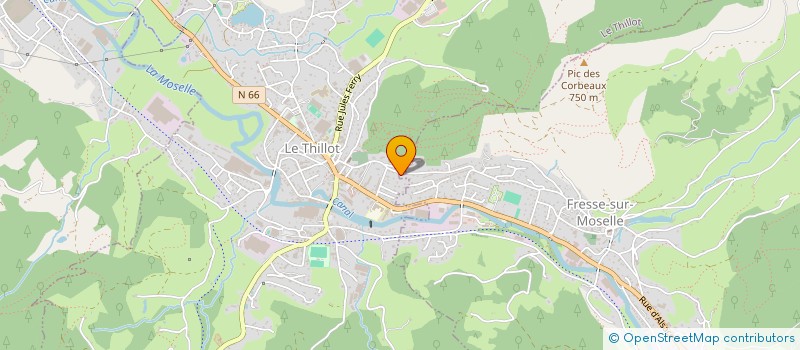 localisation de l'entreprise MONSIEUR VALENTIN GILET  FRESSE-SUR-MOSELLE