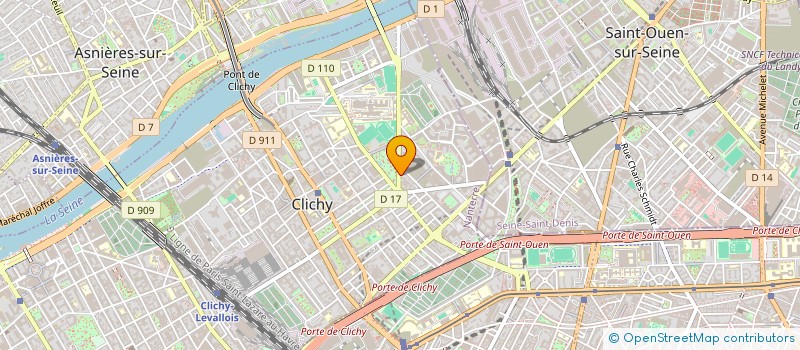 localisation de l'entreprise MONSIEUR VALENTIN GILLOT à CLICHY