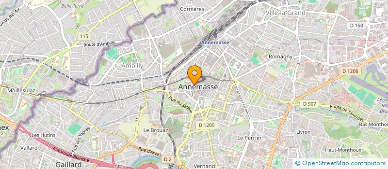 localisation de l'entreprise MONSIEUR VALENTIN GIRARD CHARLES  ANNEMASSE