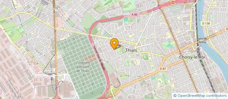 localisation de l'entreprise MONSIEUR VALENTIN GIRAUD  THIAIS