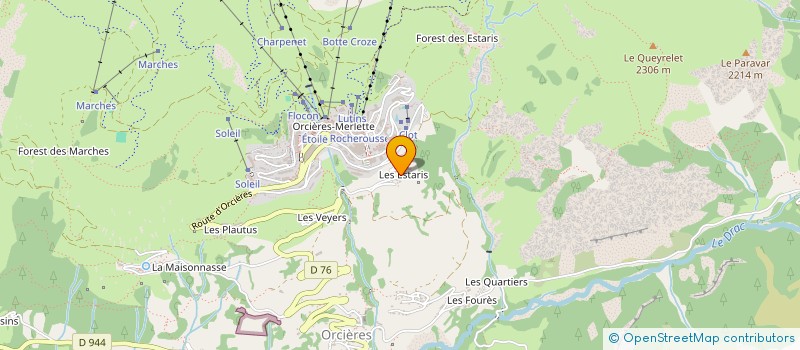 localisation de l'entreprise MONSIEUR VALENTIN GIRAUD MOINE  ORCIERES