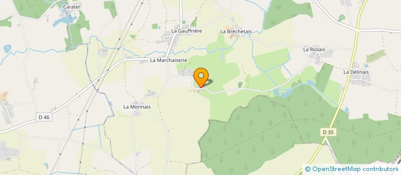 localisation de l'entreprise MONSIEUR VALENTIN GLEDEL  LOUISFERT