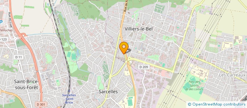 localisation de l'entreprise MONSIEUR VALENTIN GLIGORAS  VILLIERS-LE-BEL