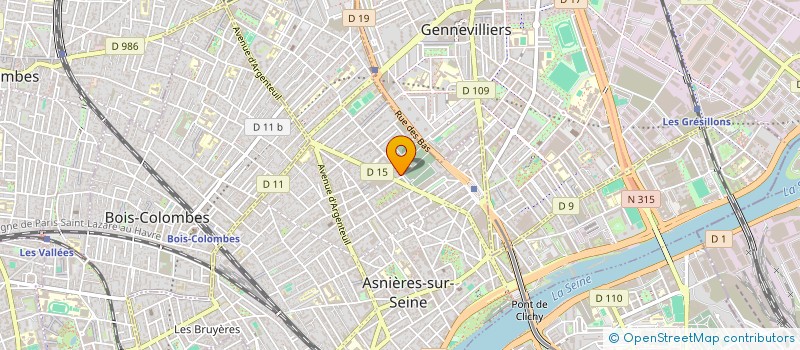 localisation de l'entreprise MONSIEUR VALENTIN GODINEAU à ASNIERES-SUR-SEINE