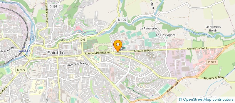 localisation de l'entreprise MONSIEUR VALENTIN GOETHALS  SAINT-LO