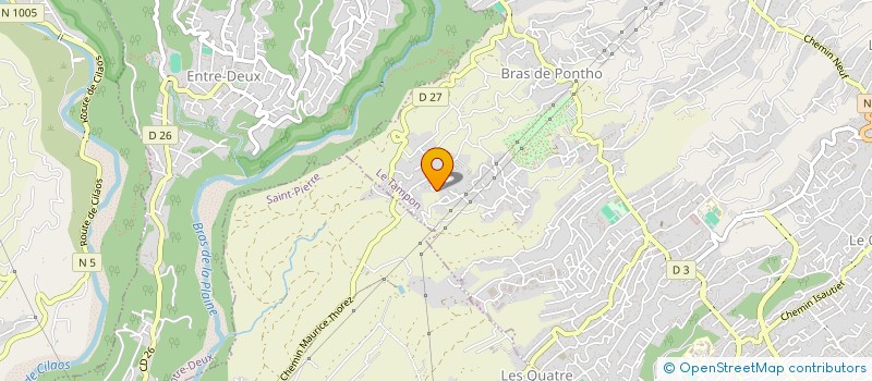 localisation de l'entreprise MONSIEUR VALENTIN GOMEZ  LE TAMPON