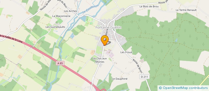 localisation de l'entreprise MONSIEUR VALENTIN GOURDON  LES BOIS D'ANJOU