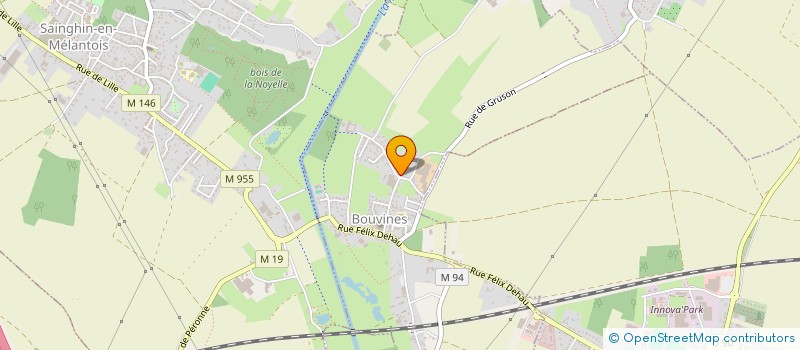 localisation de l'entreprise MONSIEUR VALENTIN GRANSART  BOUVINES