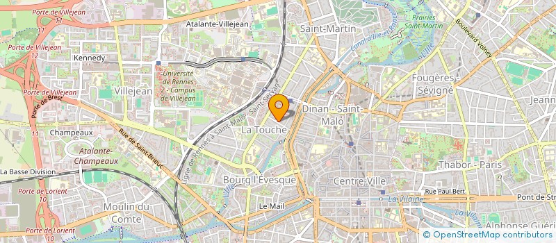 localisation de l'entreprise MONSIEUR VALENTIN GREHAL  RENNES