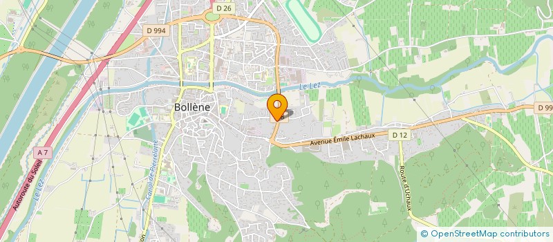 localisation de l'entreprise MONSIEUR VALENTIN GRIMMER  BOLLENE