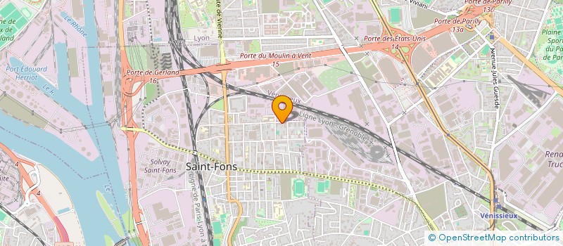 localisation de l'entreprise MONSIEUR VALENTIN GRISARD  SAINT-FONS