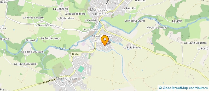 localisation de l'entreprise MONSIEUR VALENTIN GROISELEAU à SEVREMOINE