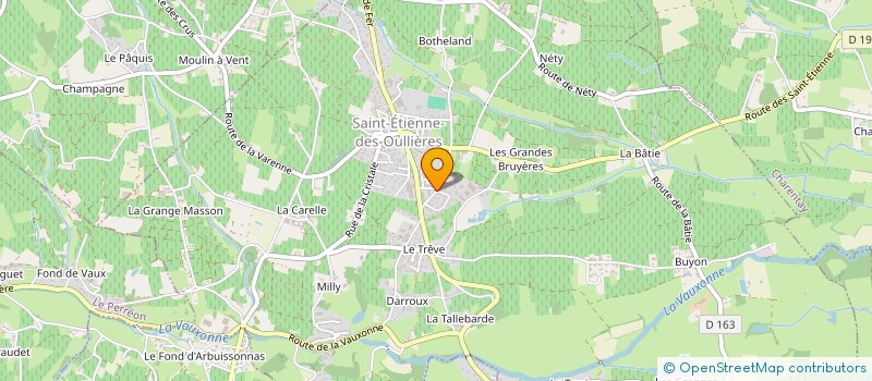 localisation de l'entreprise MONSIEUR VALENTIN GUENARD  SAINT-ETIENNE-DES-OULLIERES