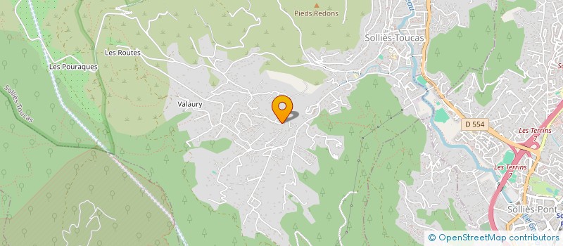 localisation de l'entreprise MONSIEUR VALENTIN GUICHARD  SOLLIES-PONT