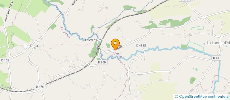 localisation de l'entreprise MONSIEUR VALENTIN GUILBERT  LA LANDE-D'AIROU