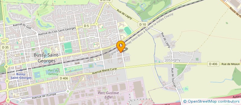 localisation de l'entreprise MONSIEUR VALENTIN GUILLEZ  BUSSY-SAINT-GEORGES