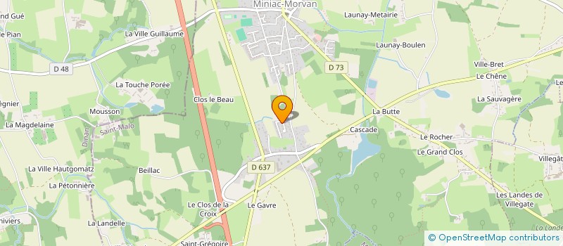 localisation de l'entreprise MONSIEUR VALENTIN GUILLOT à SAINT-MELOIR-DES-ONDES