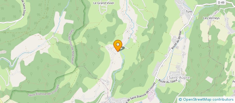 localisation de l'entreprise MONSIEUR VALENTIN GUITTON  SAINT-AUPRE