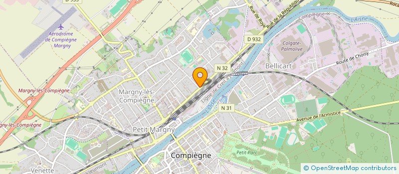 localisation de l'entreprise MONSIEUR VALENTIN HANRYON  MARGNY-LES-COMPIEGNE