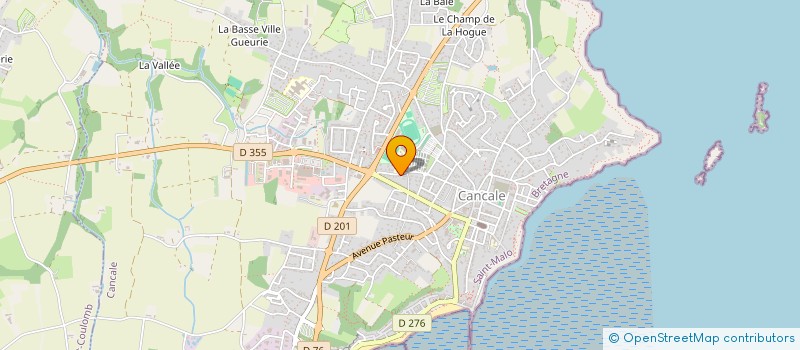 localisation de l'entreprise MONSIEUR VALENTIN HARZIC  CANCALE