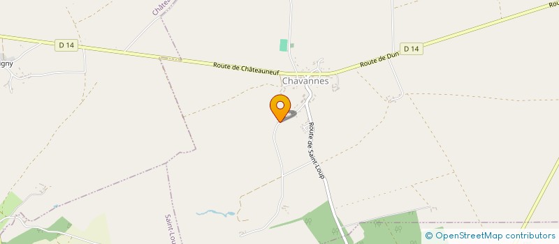 localisation de l'entreprise MONSIEUR VALENTIN HELLEGOUARCH  CHAVANNES