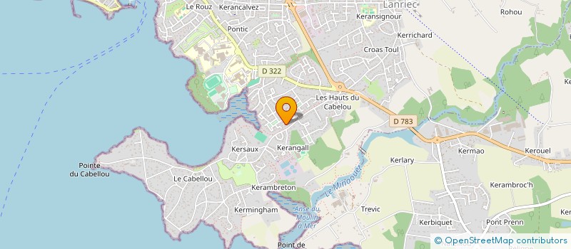 localisation de l'entreprise MONSIEUR VALENTIN HENOT  CONCARNEAU