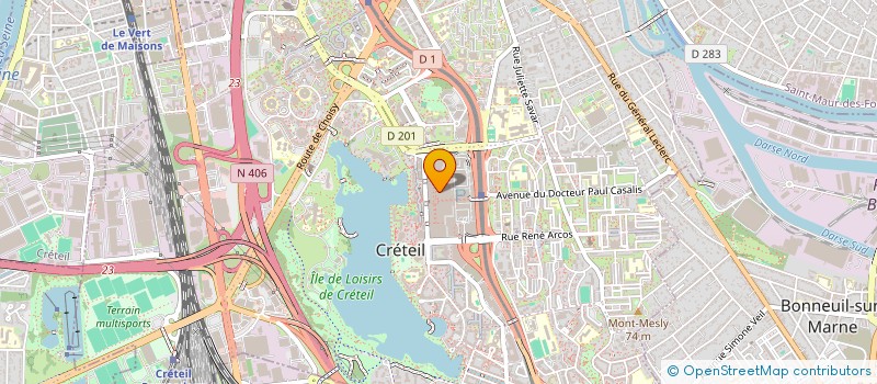 localisation de l'entreprise MONSIEUR VALENTIN HENRIET  CRETEIL